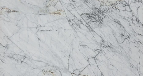 Textura clara do mármore Michelangelo Prime com veios cinza definidos.